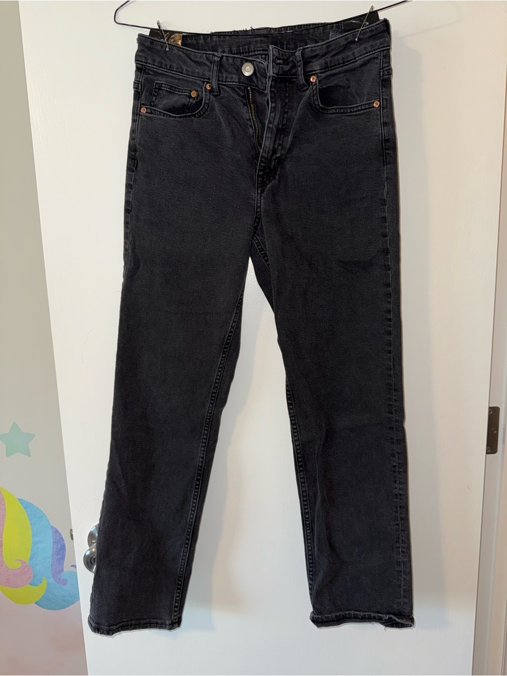 &Denim Straight-Leg Jeans